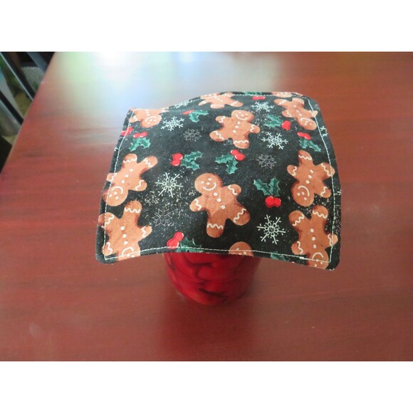 Jar Gripper Handmade Jar Opener Christmas Gingerbread Men - Picture 3 of 4